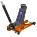 Sealey Trolley Jack 2tonne Low Entry Rocket Lift Orange