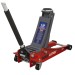 Sealey Trolley Jack 2tonne Low Entry Rocket Lift Red
