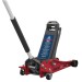Sealey Trolley Jack 3tonne Low Entry Rocket Lift Red