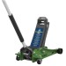 Sealey Trolley Jack 3tonne Low Entry Rocket Lift Hi-Vis Green