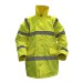 Sealey Hi-Vis Yellow Motorway Jacket with Quilted Lining - Large