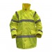 Sealey Hi-Vis Yellow Motorway Jacket with Quilted Lining - X-Large