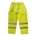 Sealey Hi-Vis Yellow Waterproof Trousers - Medium