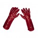 Sealey Red PVC Gauntlets 450mm - Pack of 120 Pairs