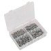 Sealey Steel Nut Assortment 370pc M5-M10 DIN 934 Metric