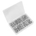 Sealey Flange Nut Assorted 390pc Serrated Metric M5-M12 DIN 6923