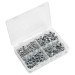 Sealey Nylon Lock Nut Assortment 300pc Metric M6-M12 DIN 982