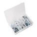 Sealey Repair Washer Assortment 240pc M5-M10 Zinc Plated - Metric