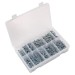 Sealey Self Tapping Screw Assortment 600pc Countersunk Pozi Zinc DIN 7982