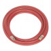 Sealey Air Hose 5mtr x 8mm with 1/4BSP Unions