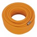 Sealey Air Hose 20mtr x 10mm Hybrid High Visibility with 1/4\"BSP Unions