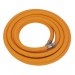 Sealey Air Hose 5mtr x 8mm Hybrid High Visibility with 1/4\"BSP Unions