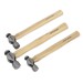 Sealey Ball Pein Hammer Set 3pc