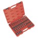 Sealey Spline Bit Socket Set 26pc 1/2Sq Drive