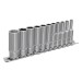 Sealey Socket Set 11pc 1/4Sq Drive 6pt Deep WallDrive AF