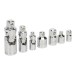 Sealey Universal Joint & Socket Adaptor Set 7pc 1/4\", 3/8\" & 1/2\"Sq Drive