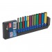 Sealey Multi-Coloured Deep Socket Set 12pc 1/4Sq Drive Metric