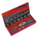 Sealey Tap & Die Set 32pc Split Dies - Metric