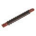 Sealey Socket Retaining Rail with 12 Clips 3/8\"Sq Drive