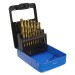 Sealey Drill Bit Set 19pc Titanium Coated Metric