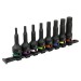 Sealey Hex Impact Socket Bit Set 8pc 1/2\"Sq Drive