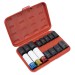 Sealey Impact Socket & Wheel Nut Remover Set 1/2Sq Drive 15pc