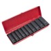 Sealey Impact Socket Set 10pc 1/2Sq Drive Deep Metric