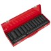 Sealey Impact Socket Set 15pc 1/2Sq Drive Deep Metric