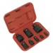 Sealey Impact Socket Adaptor Set 8pc with Storage Case