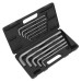 Sealey Extra Long Large Hex Key Set 10pc Metric