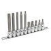 Sealey Spline Socket Bit Set 10pc 3/8Sq Drive