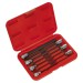 Sealey Hex Socket Bit Set 7pc 3/8\"Sq Drive 150mm Metric