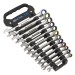 Sealey Combination Ratchet Spanner Set 12pc Metric - Platinum Series