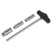 Sealey T-Bar & Magnetic Spark Plug Socket Set 3pc