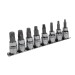 Sealey Hex Socket Bit Set Lock-On 8pc 3/8\"Sq Drive Metric
