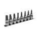 Sealey Hex Socket Bit Set Lock-On 8pc 3/8\"Sq Drive - Imperial