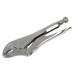 Sealey Locking Pliers Curved Jaws 235mm 0-63mm Capacity