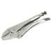 Sealey Locking Pliers Straight Jaws 190mm 0-42mm Capacity