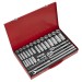 Sealey Socket Set 50pc 3/8 & 1/2Sq Drive Metric
