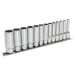 Sealey Spline Socket Set 13pc Deep 1/4Sq Drive Total Drive