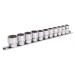 Sealey Spline Socket Set 11pc 3/8Sq Drive Total Drive