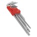 Sealey Ball-End Hex Key Set 9pc Extra Long Metric