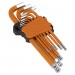 Sealey Premier Imperial Long Hex Key Set Ball-End 9pc