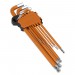 Sealey Premier Imperial Extra-Long Ball-End Hex Key Set 9pc