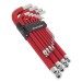 Sealey Jumbo Ball-End Hex Key Set 13pc Anti-Slip - Metric