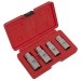 Sealey Stud Extractor Set 4pc 1/2Sq Drive Metric