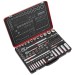Sealey Socket Set  1/4\" & 1/2\"Sq Drive 108pc - Premier Platinum Series