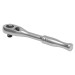 Sealey Ratchet Wrench 1/4\"Sq Drive 90-Tooth Flip Reverse - Premier Platinum