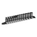 Sealey Socket Set 13pc 1/4\"Sq Drive Metric - Black Series