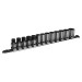 Sealey Socket Set 13pc 1/2\"Sq Drive Metric - Black Series